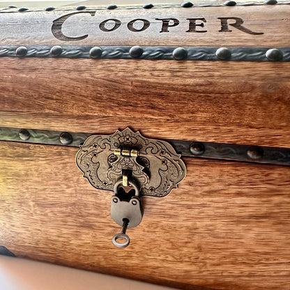 Personalized Pirate Treasure Box