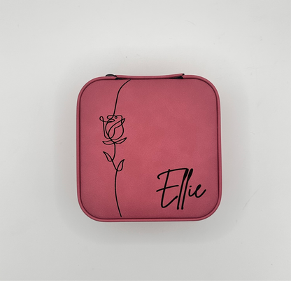 Personalized Travel Jewelry Box 