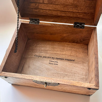 Personalized Pirate Treasure Box