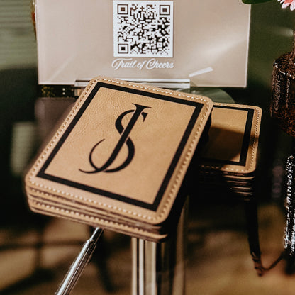 Custom Leather Coasters