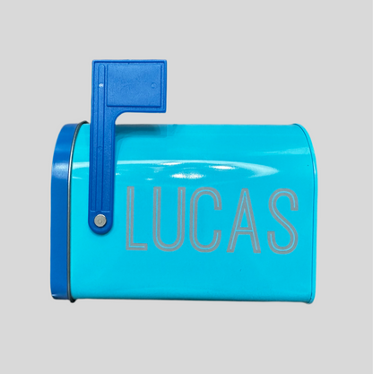 Personalized Kids Tin Mailbox