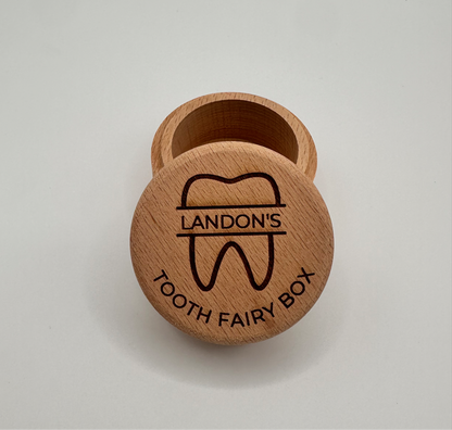 Custom Engraved Tooth Fairy Box