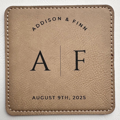 Custom Leather Coasters