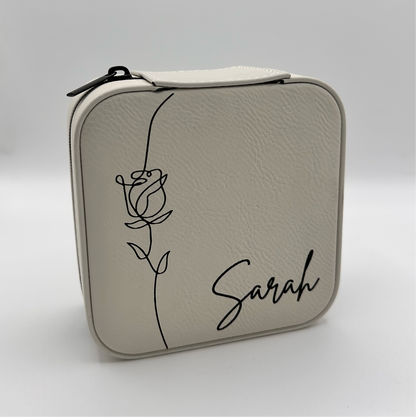 Personalized Travel Jewelry Box 