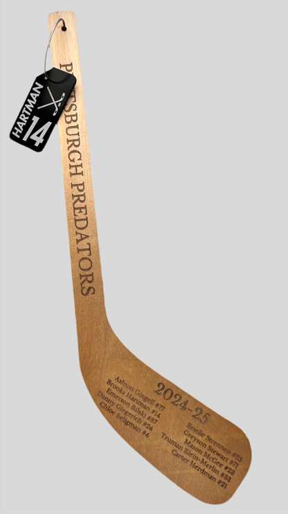 Mini 18” Customized Wooden Hockey Stick