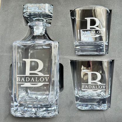 Custom Whiskey Set