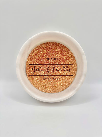 Marble Wine Bottle Coaster