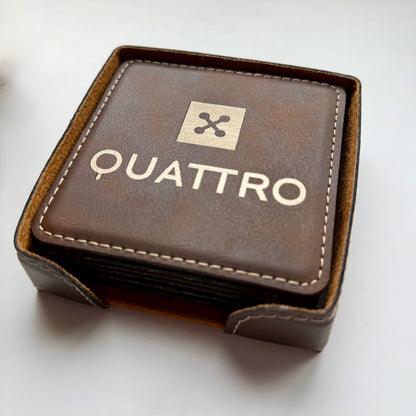 Custom Leather Coasters