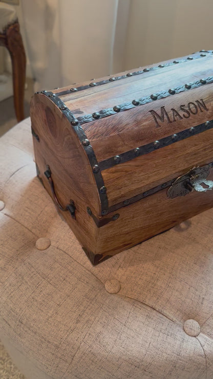 Personalized Pirate Treasure Box