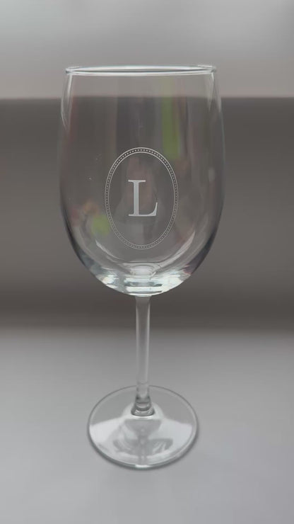 Custom Engraved 19oz Wine Glass