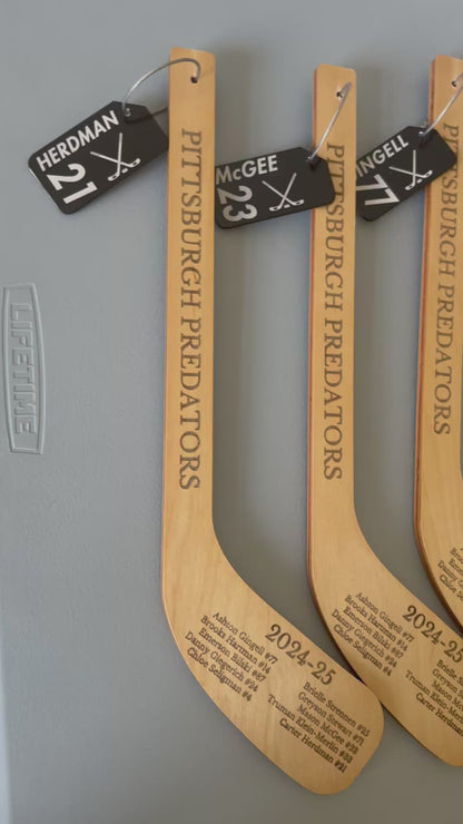 Mini 18” Customized Wooden Hockey Stick